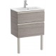 Pack Unik mueble base compacto de 2 cajones + lavabo THE GAP - ROCA