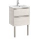 Pack Unik mueble base compacto de 2 cajones + lavabo THE GAP - ROCA