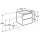 Pack Unik mueble base compacto de 2 cajones + lavabo THE GAP - ROCA