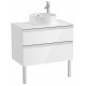 Mueble base de 2 cajones para lavabo de sobre encimera central THE GAP - ROCA