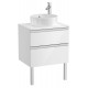 Mueble base de 2 cajones para lavabo de sobre encimera central THE GAP - ROCA