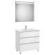 Conjunto de mueble 3 cajones, lavabo y espejo con LED THE GAP - ROCA