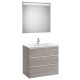 Conjunto de mueble 3 cajones, lavabo y espejo con LED THE GAP - ROCA