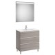 Conjunto de mueble 3 cajones, lavabo y espejo con LED THE GAP - ROCA