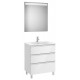 Conjunto de mueble 3 cajones, lavabo y espejo con LED THE GAP - ROCA