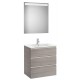Conjunto de mueble 3 cajones, lavabo y espejo con LED THE GAP - ROCA