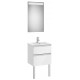Pack mueble compacto de 2 cajones + lavabo + espejo LED THE GAP - ROCA
