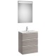 Pack mueble de 3 cajones, lavabo y espejo LED THE GAP - ROCA