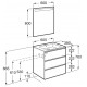 Pack mueble de 3 cajones, lavabo y espejo LED THE GAP - ROCA