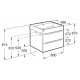 Pack Unik mueble base + lavabo FINECERAMIC® INSPIRA - ROCA