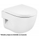 Taza de inodoro suspendida compacta con salida horizontal MERIDIAN - ROCA