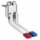 Mezclador temporizado de pedal con instalación a pared FOOT INSTANT - ROCA