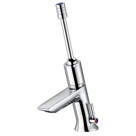 Grifo temporizado para lavabo con palanca
