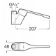 Grifo monomando de cocina para caño espiral PRO INSTANT - ROCA