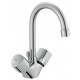 Grifo bimando para lavabo con caño giratorio BRAVA - ROCA