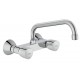 Grifo bimando exterior con caño superior giratorio BRAVA - ROCA