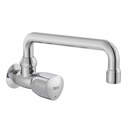 Grifo de pared para fregadero con caño superior giratorio BRAVA - ROCA