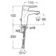 Grifo para lavabo Cold Start de ATLAS - ROCA