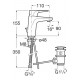Grifo para lavabo Cold Start de ATLAS - ROCA
