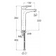 Grifo para lavabo con cuerpo liso Cold Start ATLAS - ROCA 