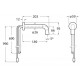 Grifo electrónico empotrable para lavabo con sensor LOFT - ROCA
