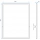 Espejo basculante 700x500 mm - MEDICLINICS