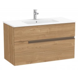 Pack mueble base de dos cajones + lavabo Unik VICTORIA-N - ROCA