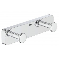 Percha doble con instalación mediante tornillería o adhesivo SONATA - ROCA
