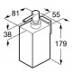 Dosificador de pared para baño RUBIK - ROCA