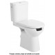 Taza con salida horizontal y apertura frontal (movilidad reducida) ACCESS - ROCA