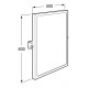 Espejo de baño reclinable COMFORT ACCESS - ROCA