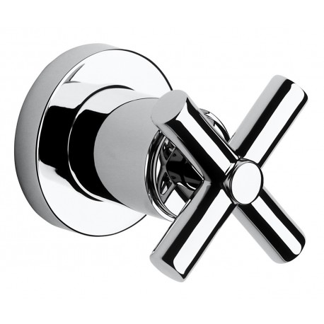 Llave de paso recto de 1/2" o 3/4" con índice frío LOFT - ROCA