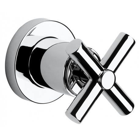 Llave de paso recto de 1/2" o 3/4" con índice caliente LOFT - ROCA