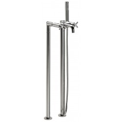Grifo bimando de baño-ducha con inversor automático con retención LOFT - ROCA