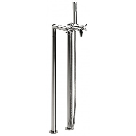 Grifo bimando de baño-ducha con inversor automático con retención LOFT - ROCA