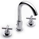 Grifo bimando para lavabo con caño giratorio LOFT - ROCA