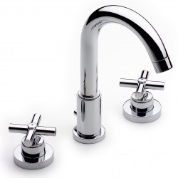 Grifo bimando para lavabo con caño giratorio LOFT - ROCA