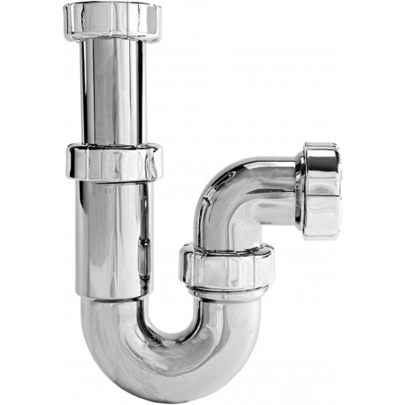 Sifón curvo con racor extensible R-18 - RIUVERT