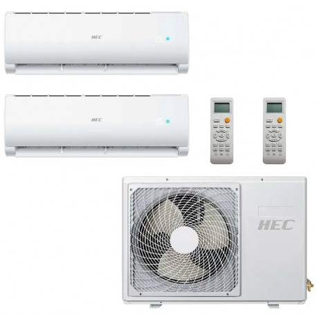 Aire acondicionado multisplit 2x1 (25 y 35) con WiFi - HEC