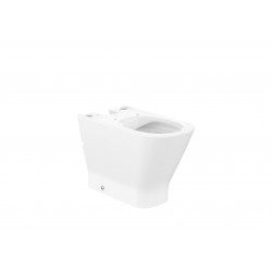 Taza adosada a pared con salida dual para inodoro de tanque bajo SQUARE THE GAP - ROCA