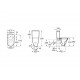 Round - Taza Roca Rimless® altura Comfort adosada a pared con salida dual para inodoro de tanque bajo - ROCA	