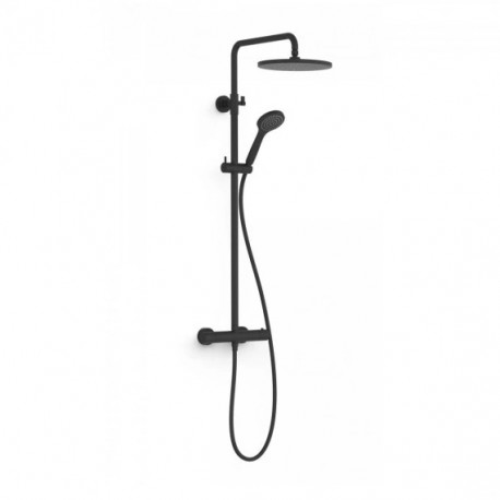 COLUMNA TRES TERM 2V NEGRO 250MM