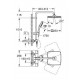 Columna de ducha con termostato Tempesta System 250 Cube 