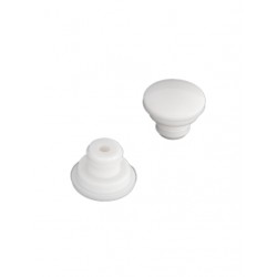 Topes para tapas de forma redonda y color blanco (2un) - ROCA