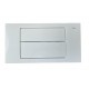 Placa de accionamiento con descarga dual PL1 DUAL IN-WALL  blanco - ROCA