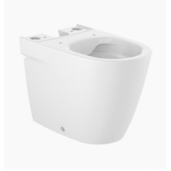 Taza Rimless compacta adosada a pared para inodoro de tanque bajo ONA - ROCA