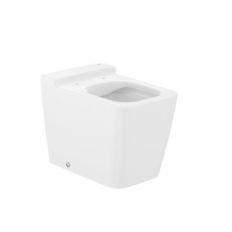 Taza Rimless adosada a pared con salida dual SQUARE INSPIRA - ROCA