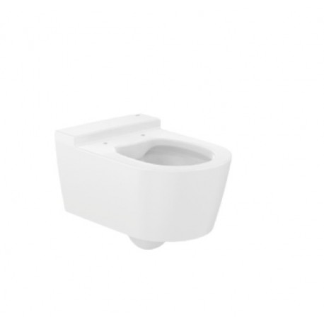 Taza de inodoro suspendido sin tapa RIMLESS Round INSPIRA - ROCA