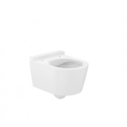 Taza suspendida compacta Rimless® con salida horizontal ROUND INSPIRA - ROCA