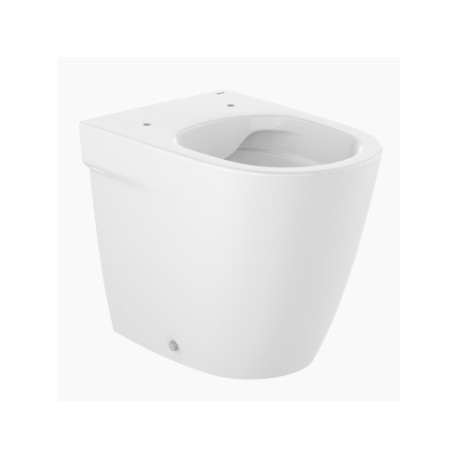 Taza Rimless con salida dual para inodoro de tanque alto o tanque empotrable ONA - ROCA